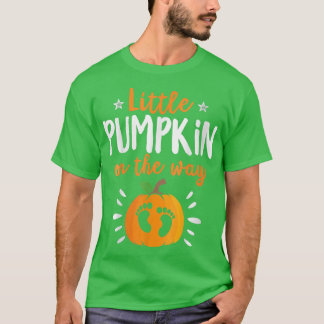 Kleiner Kürbis auf dem Weg der Schwangerschaftsank T-Shirt