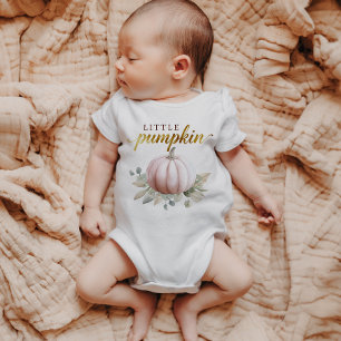 Kleiner Kürbis-Baby-Body • Herbst-Baby-Party Baby Strampler