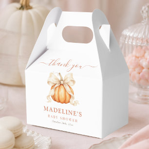 Kleiner Kürbis-Bogen Süße Herbst-Baby-Party für Ju Geschenkschachtel