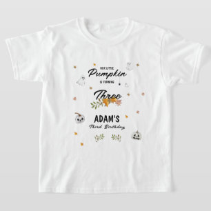 Kleiner Kürbis Halloween Geburtstag für jedes Alte T-Shirt