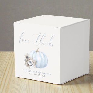Kleiner Kürbis Herbst Baby Boy Shower Geschenkschachtel