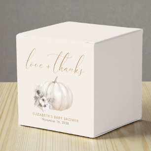 Kleiner Kürbis Herbst-Baby-Party Geschenkschachtel