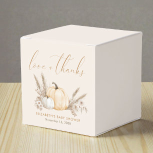 Kleiner Kürbis Herbst-Baby-Party Geschenkschachtel