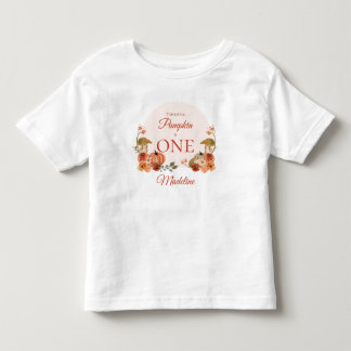 Kleiner Kürbis ist Eins Erster Geburtstag Kleinkind T-shirt