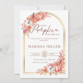 Kleiner Kürbis ist unterwegs Einladung