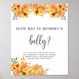 kleiner Kürbis wie groß ist mammis bauch spiel Poster