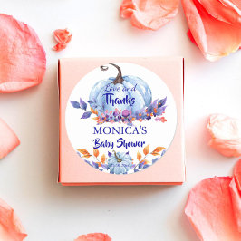 Kleiner Kürbisblauchduschfavorit Runder Aufkleber