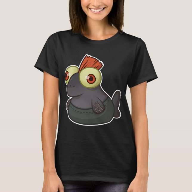 Kleiner Lachs Kumpel T-Shirt (Vorderseite)