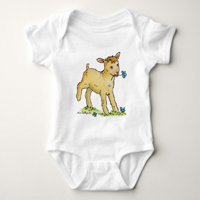 Kleiner Lamm-Baby-Strampler Baby Strampler (Vorderseite)