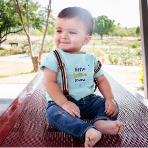 Kleiner Latke-Liebhaber Chanukka Baby T-shirt