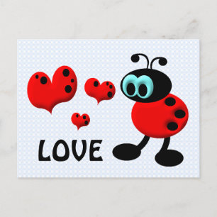 Kleiner Liebe-Bug Postkarte