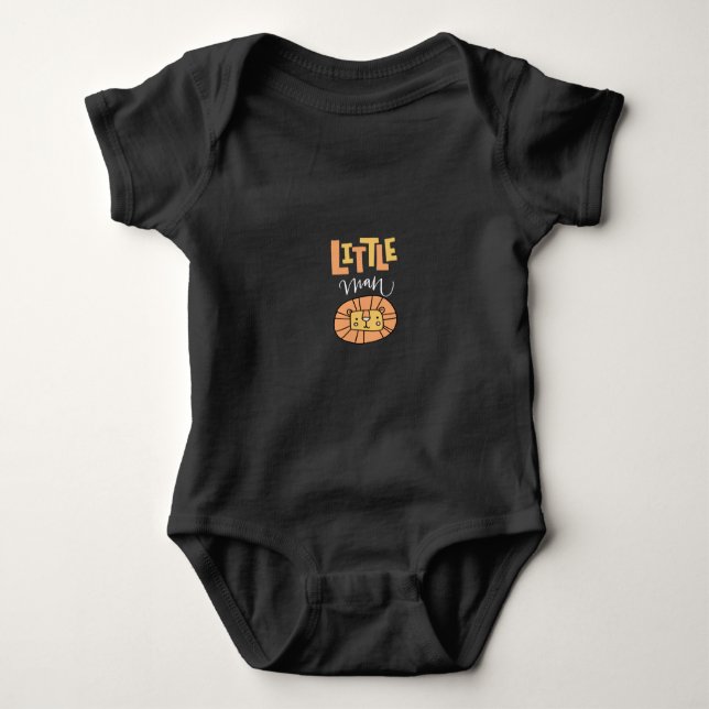kleiner Mann Baby Strampler (Vorderseite)