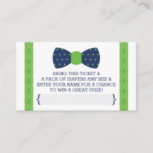 Kleiner Mann-Windeln-Raffelschein, blau, grün