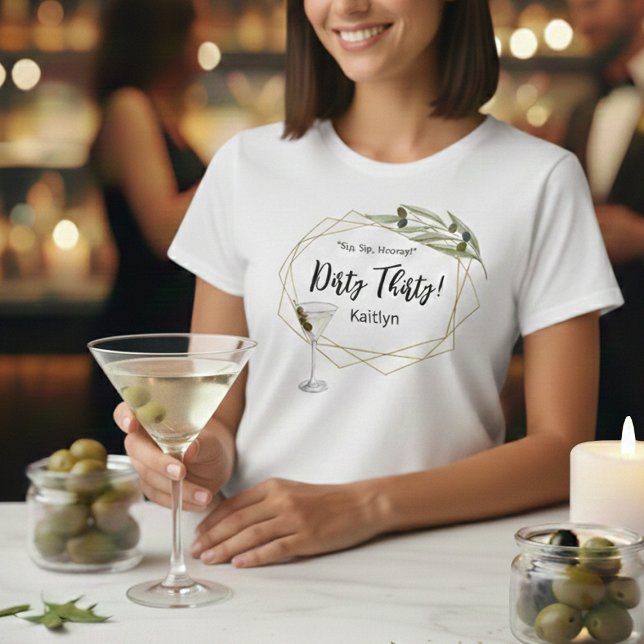 Kleiner Martini-Soirée-Spaß T-Shirt (Von Creator hochgeladen)