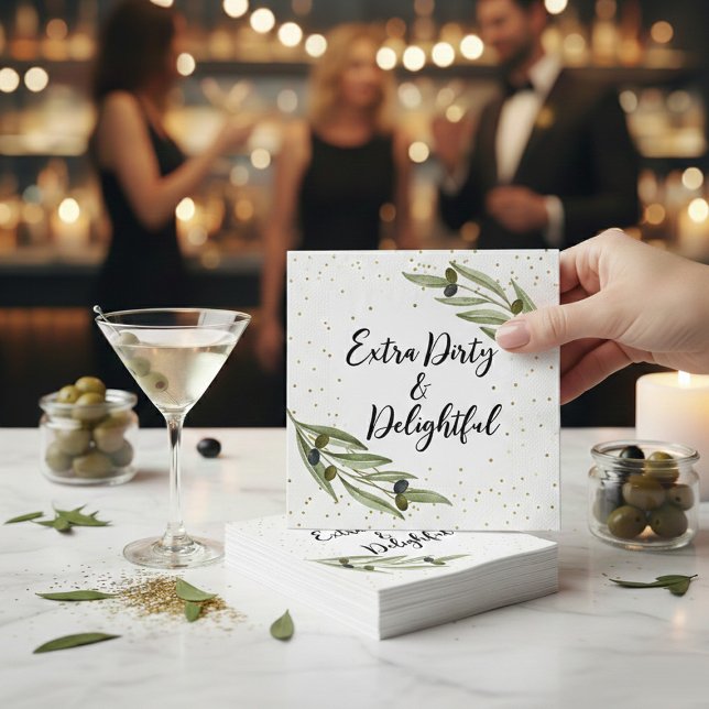 Kleiner Martini-Spaß Soiree Serviette (Von Creator hochgeladen)