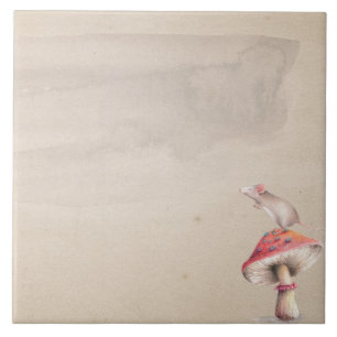 Kleiner Mäusepilz Fliese