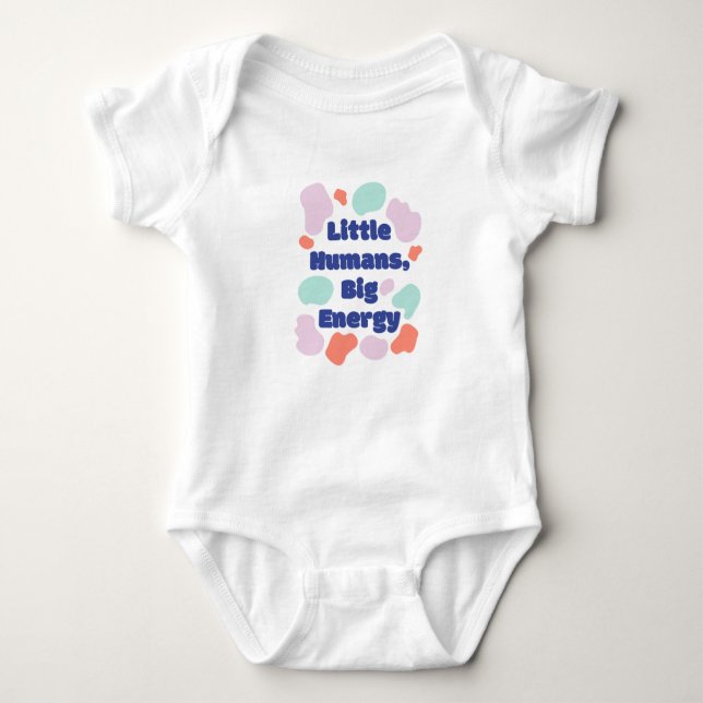 Kleiner menschlicher Big Energy Baby-T - Shirt (Vorderseite)