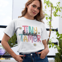 Kleiner menschlicher Tamer Niedlich farbiger handg