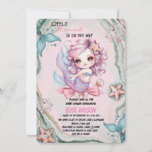 Kleiner Mermaid-Bogen ist auf dem Weg Babydusche2