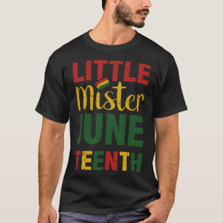 Kleiner Mister im Juni 1991 feiert Afrikaner befre T-Shirt