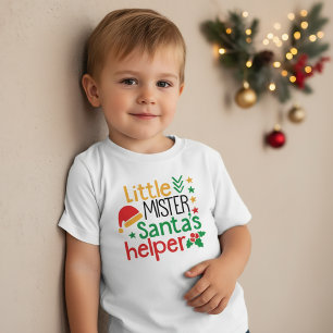 Kleiner Mister Santas Helfer Weihnachten T-Shirt