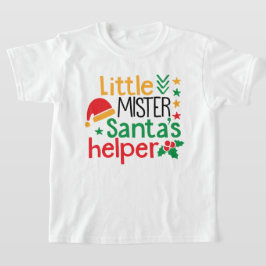 Kleiner Mister Santa's Helper Weihnachten T-Shirt