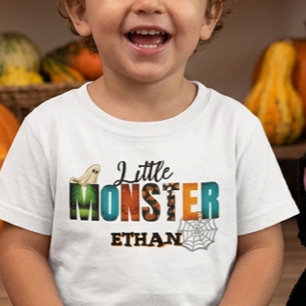 kleiner Monster Halloween 2026personalisierter Kle Baby T-shirt
