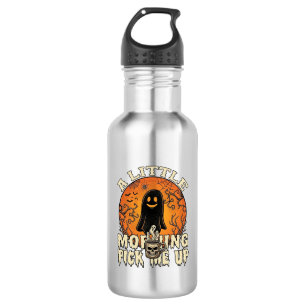 Kleiner Morgen-Pick-Me-Up-Halloween-Geist-Schädel- Edelstahlflasche