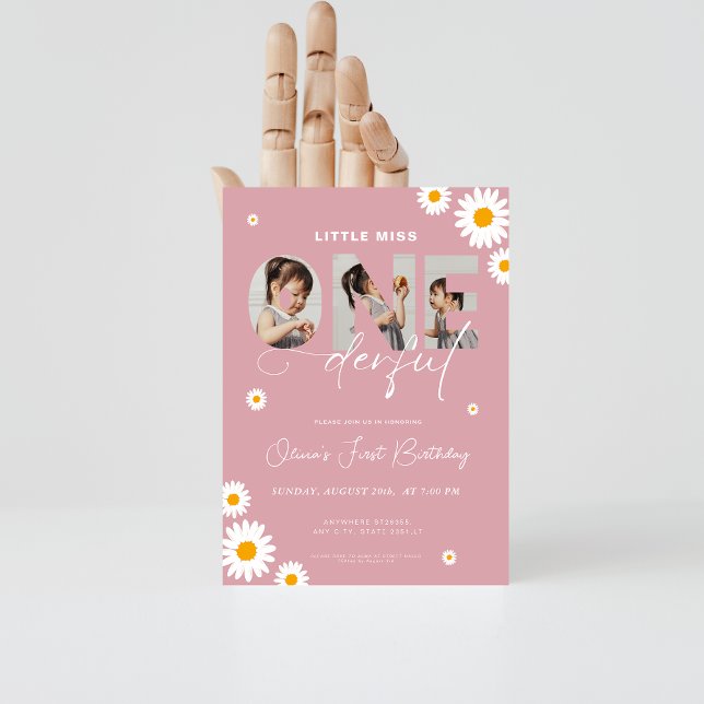 Kleiner Muss 1. Geburtstag 3 Foto Tag Einladung (Von Creator hochgeladen)