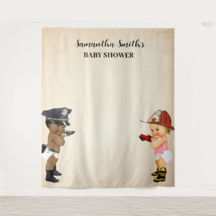 Kleiner Nachwuchs auf dem Weg - Babyparty Wandteppich