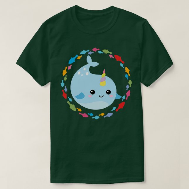 Kleiner Narwal 2 T-Shirt (Design vorne)