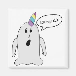 Kleiner Niedlicher Boonicorn Ghost Magnet