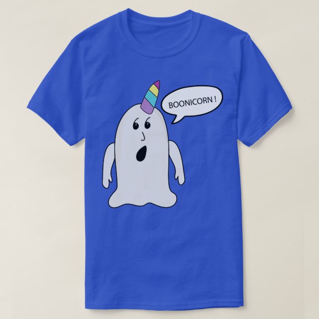 Kleiner Niedlicher Boonicorn Ghost T-Shirt (Design vorne)