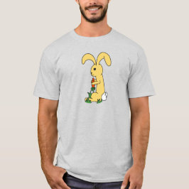 Kleiner Niedlicher gelber Cartoon Beleuchtung mit  T-Shirt