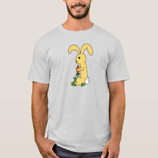 Kleiner Niedlicher gelber Cartoon Beleuchtung mit  T-Shirt