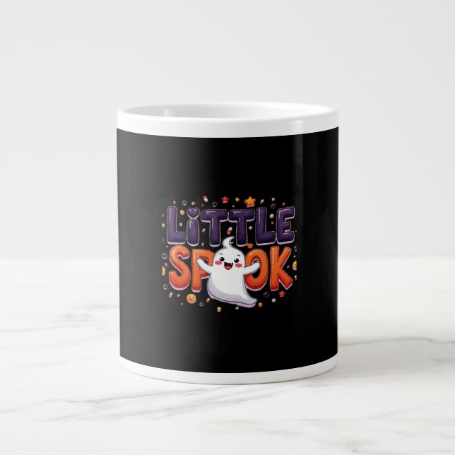 Kleiner Niedlicher Halloween-kreativer Stil Jumbo-Tasse (Vorderseite)