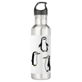 kleiner niedlicher Penguin drei Edelstahlflasche