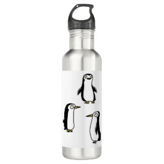 kleiner niedlicher Penguin drei Edelstahlflasche