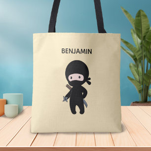 Kleiner Ninja individueller Name auf Gelb