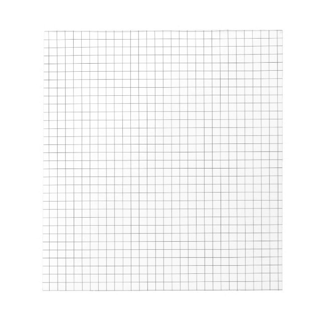 Kleiner Notizblock mit Millimeterpapier (Vorderseite)