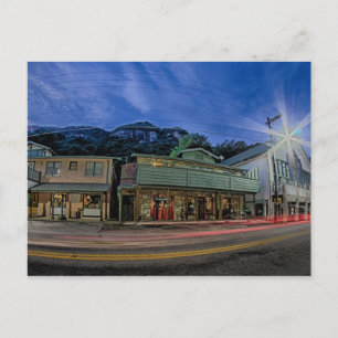 Kleiner Ort in der Nähe des Sees lockt Nord-Carol Postkarte