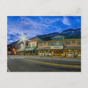 Kleiner Ort in der Nähe des Sees lockt Nord-Carol Postkarte