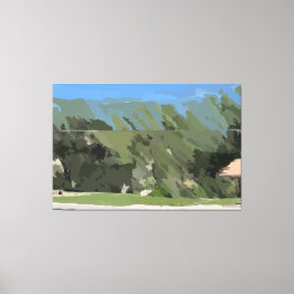 Kleiner Park ummantelte Canvas Leinwanddruck