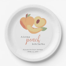 Kleiner Peach ist auf dem Weg Baby Dusche Niedlich