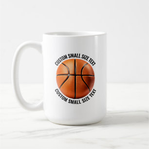 Kleiner personalisierter Text Basketball 0,44 l In Kaffeetasse