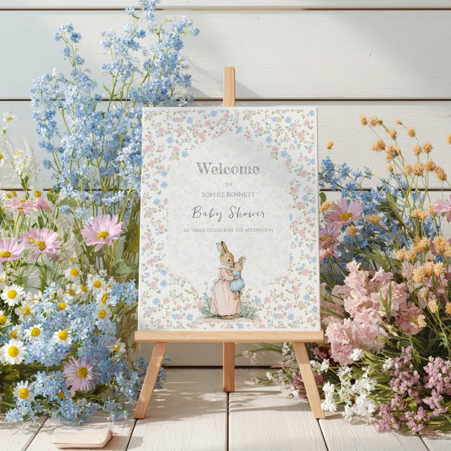 Kleiner Peter Rabbit und Mama Willkommen Poster (Von Creator hochgeladen)