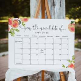 Kleiner Pfirsich schätzt die Fälligkeit Datum Kale Poster