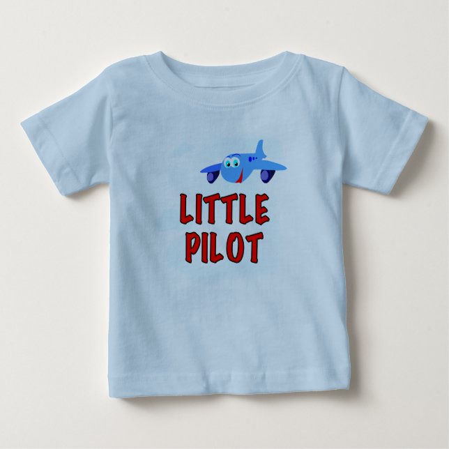 Kleiner Pilot Baby T-shirt (Vorderseite)