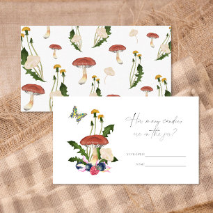 Kleiner Pilz - Raten Sie mal, wie viele Bonbons ge Begleitkarte