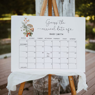 Kleiner Pilzfall Wald Ratet das Fälligkeitsdatum Poster